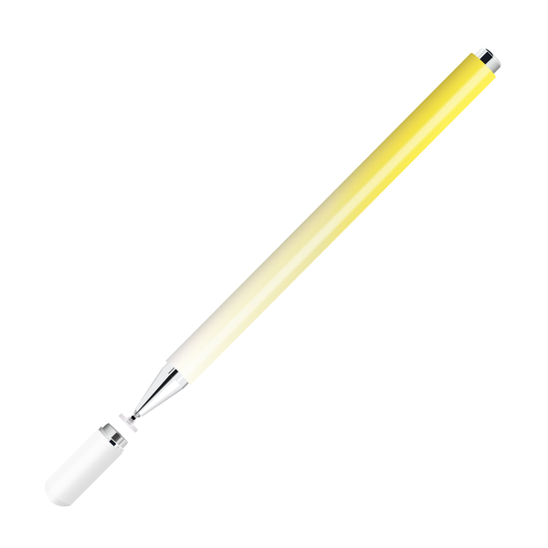 SIDESWIPE Clear Disc Yellow Gradient Stylus