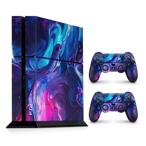 Decal Skin Compatible with PS4 - Abundant Fluid Art (Decal Only)