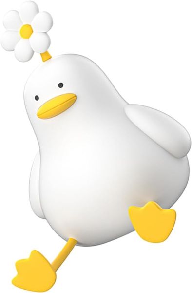 Cute Duck Night Light White Warm Glow Table Lamp Creative Bedroom Bedside