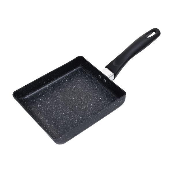 Mini Frying Pan Black Household Portable Japanese Style Egg Frying Pan - 13x18