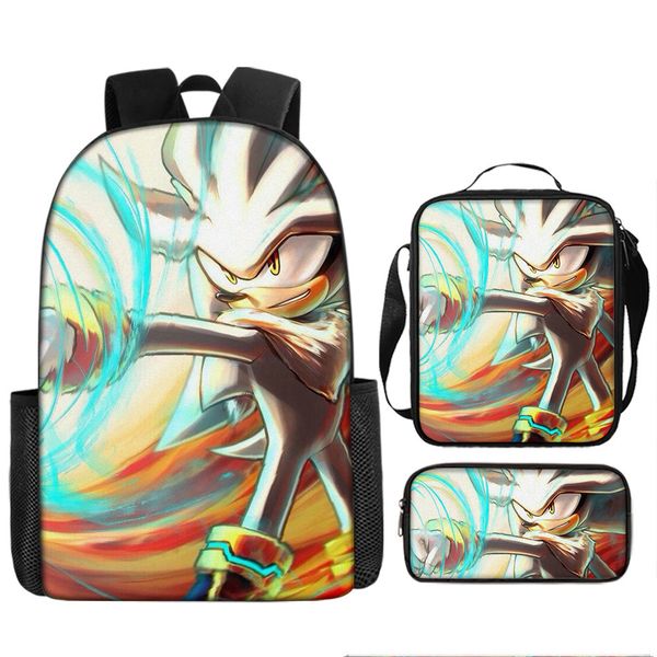 School Bag, Lunch Box, Pencil Case Sonic image