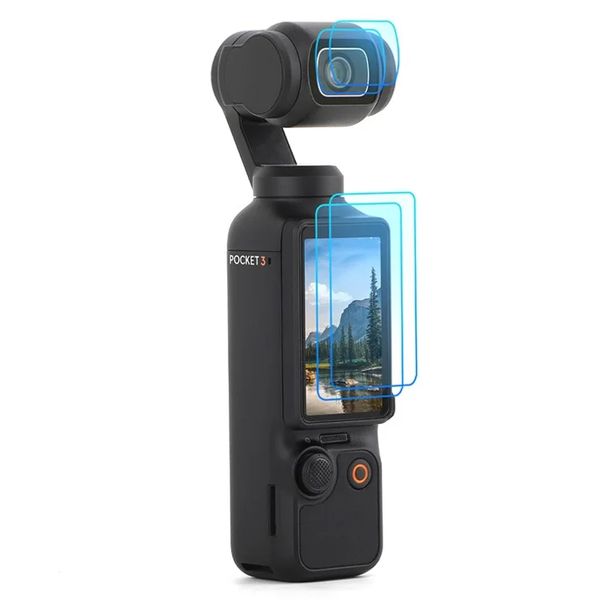 2 Sets of SunnyLife Tempered Glass Protectors for DJI Osmo Pocket 3