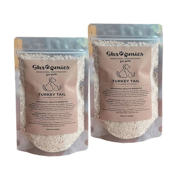 Wellness Pantry Nature's Shroomies Turkey Tail Pets Bundle - 50g x 2 Pack