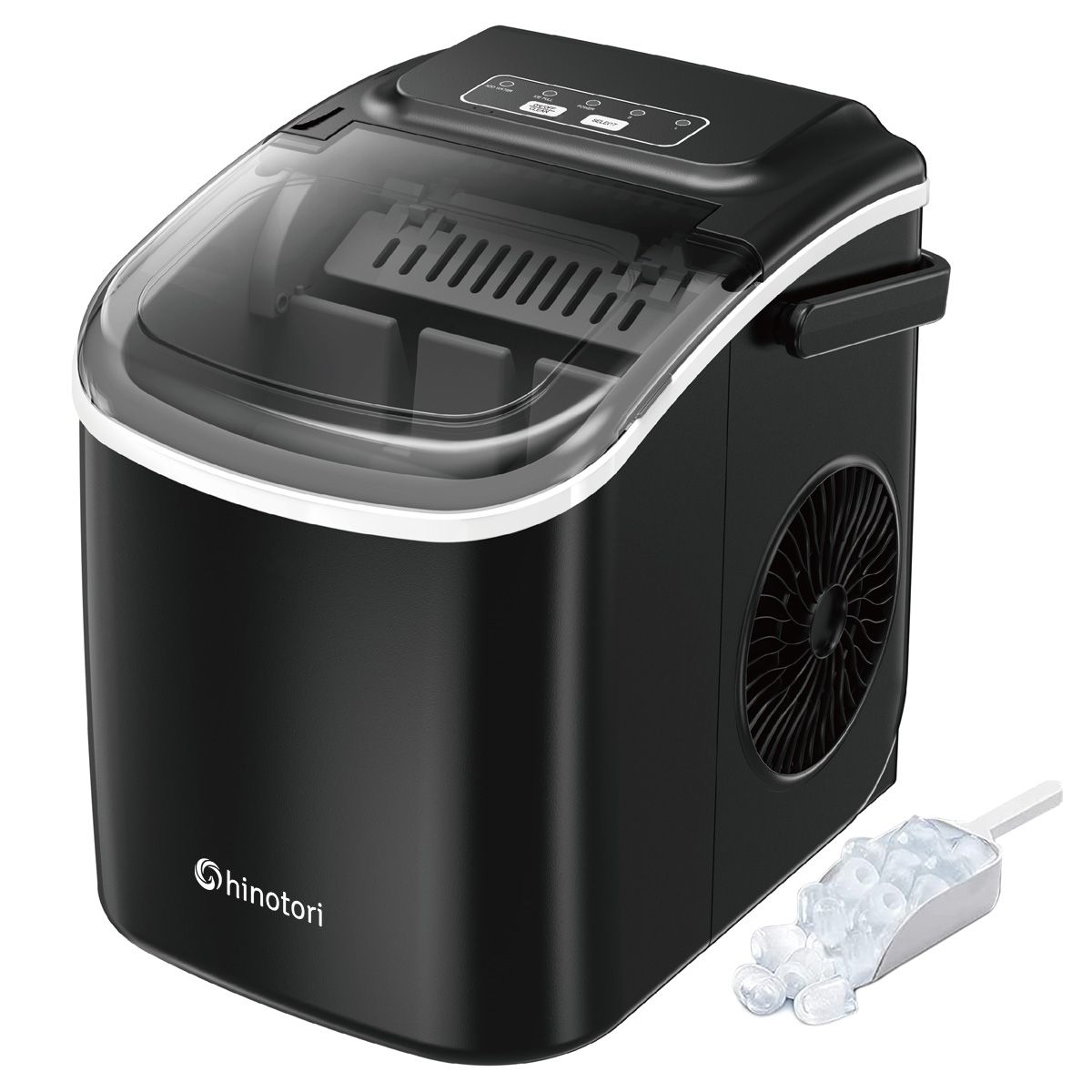 Baridi 12kg In 24hr Ice Cube Maker With LED Display & 10 Minute Freeze - DH52 | GSF Car Parts