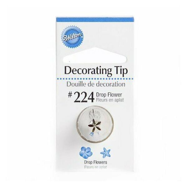 Wilton #224 Drop Flower Decorating Tip Icing Nozzle Cake Decorating