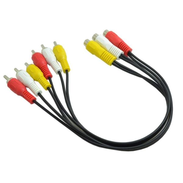 The Unique Splitter cable RCA 3 female To 6 Male