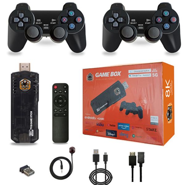 GAME BOX 8K Ultra HD SET-TOP box Video Game Console TV/Game Joystick