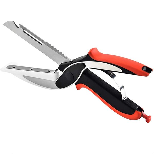 Silver Kitchen Clever Cutter - 6-1 Kitchen Scissors - Multi-Functional