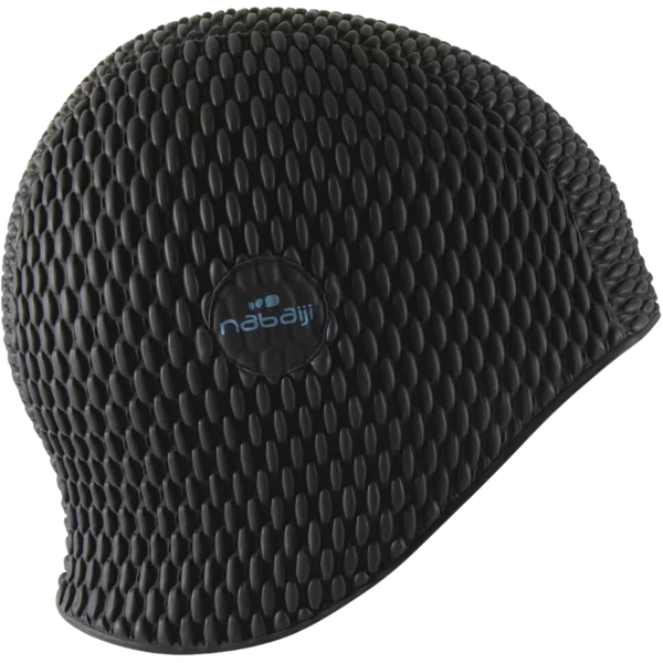 Nabaiji Latex Swim Cap - One Size - Black