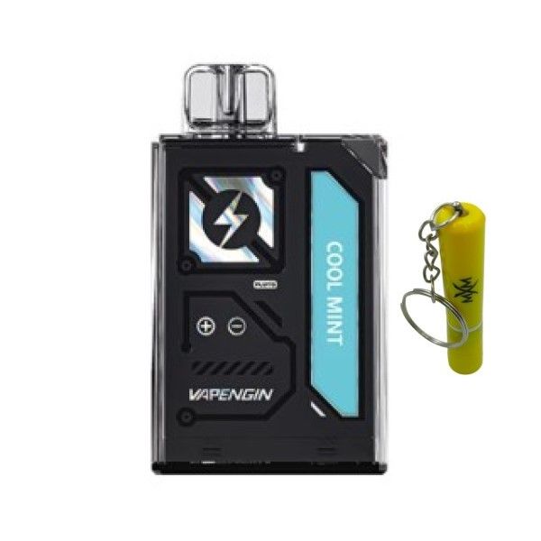 Vapengin Pluto 7500 Display With MXM Keyring Torch - Cool Mint