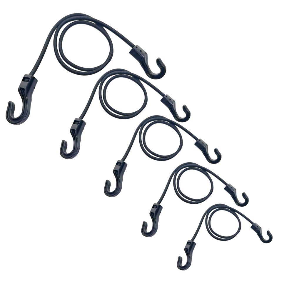 Camping Bungee Double Hook Black - Set of 5 | Shop Today. Get it ...