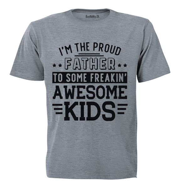Proud Father Adults T-Shirt