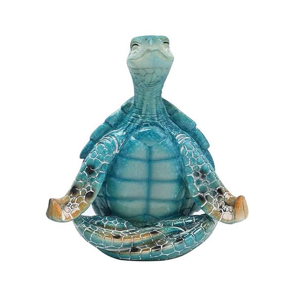 Turtle- Meditation Yoga Turtle Decor-Zen Yoga Turtle Figurine (B)