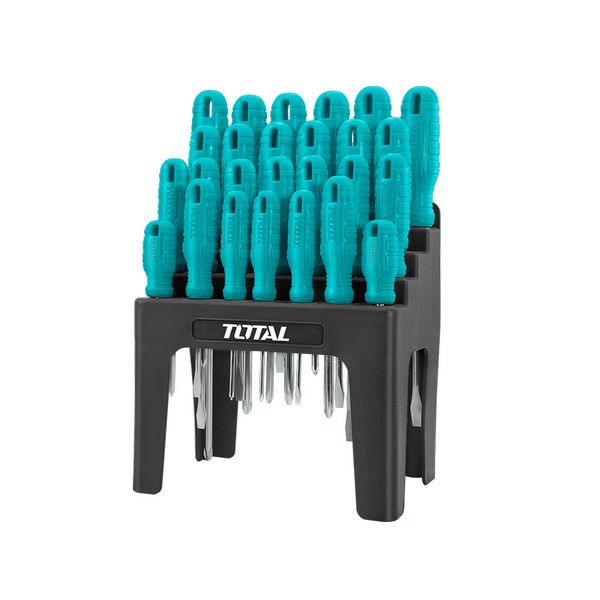 TOTAL Screwdriver Set 26Pcs