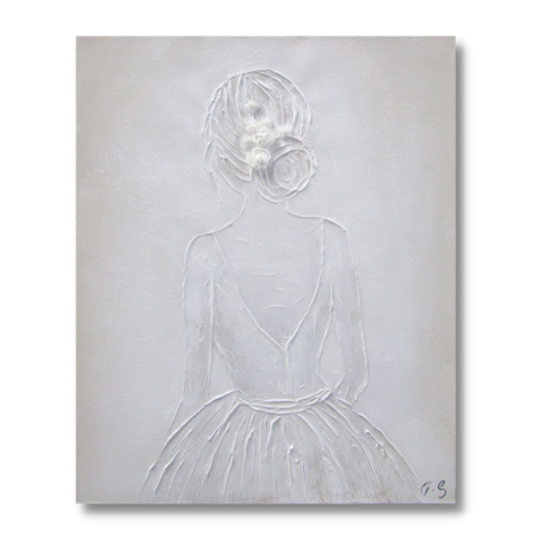 Canvas - Figures - Cream II - 800mmx1000mm