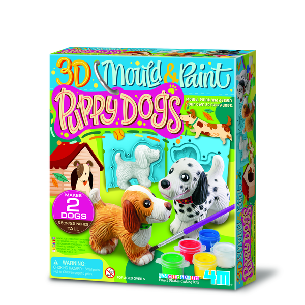 3D Mould &amp; Paint/Puppy Dogs