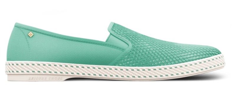 Rivieras Classic Canvas &amp; Mesh Slip On Mint