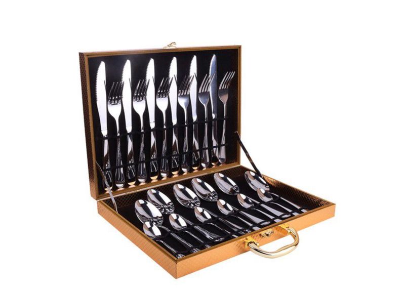 Stainless Steel - Silver - 24 Piece