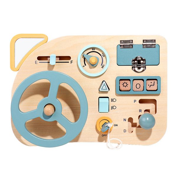 Early Learning Simulated Car Steering Wheel Busy Board