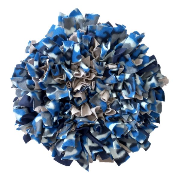 Handmade Pet Snuffle Mat - blue camo