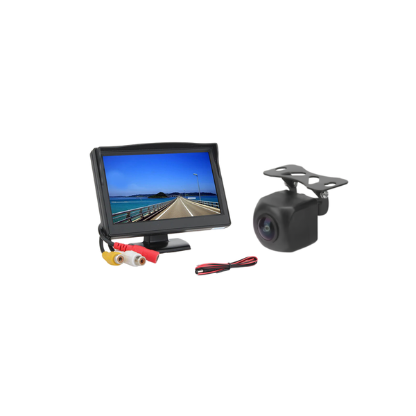 4.3-Inch Universal Car Reverse Rearview Monitor With 1080P Camera