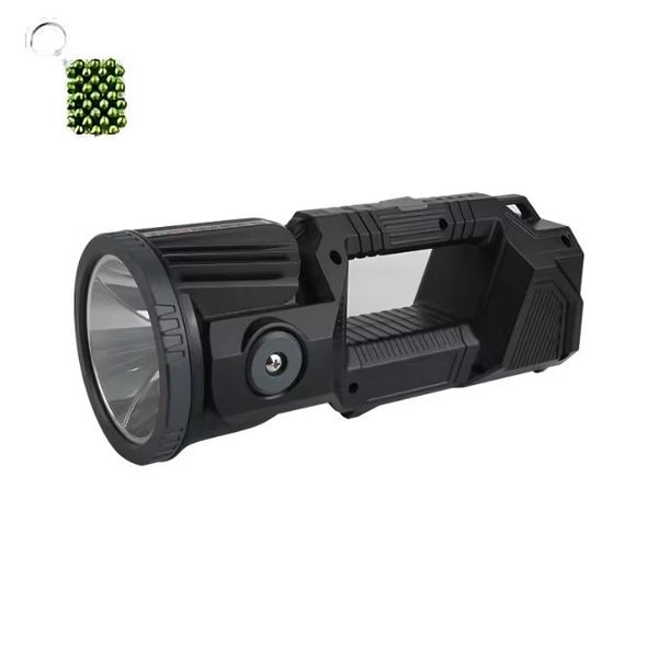Portable LED Rechargeable USB And Solar Flashlight And A Keyholder