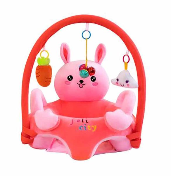 Rabbit baby Plush Chair Baby Seats Sofa With Game Pole