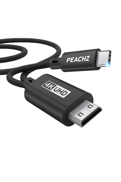 Peachz USB-C to Mini HDMI Cable - 4K Display for MacBook, Steam Deck &amp; More