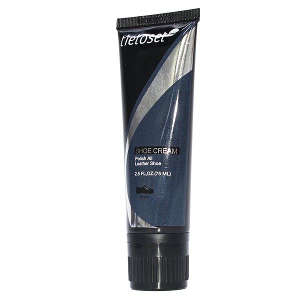 Leather Shoe Cream with Built-In Sponge Applicator - 75ml
