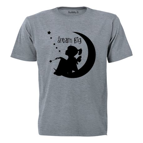 Dream Big - Moon and Stars! - Kids T-Shirt - Grey