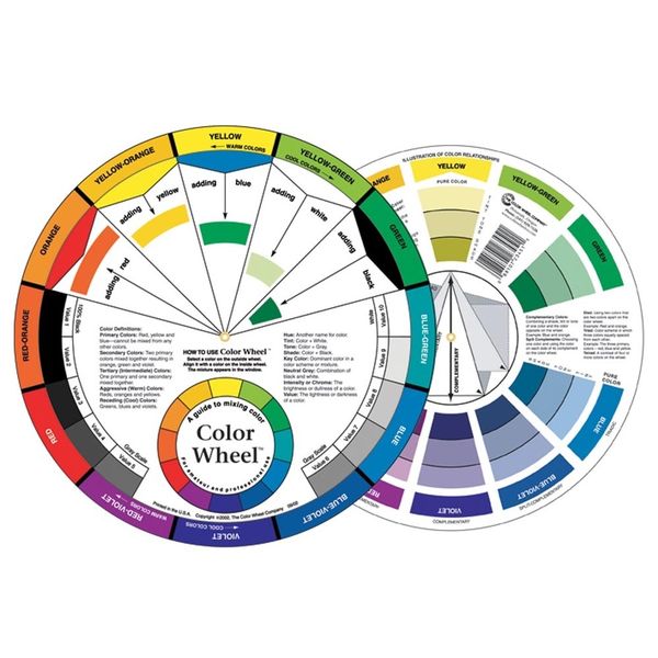 FI- Artists Color Turnable Wheel Guide DIY 24cm
