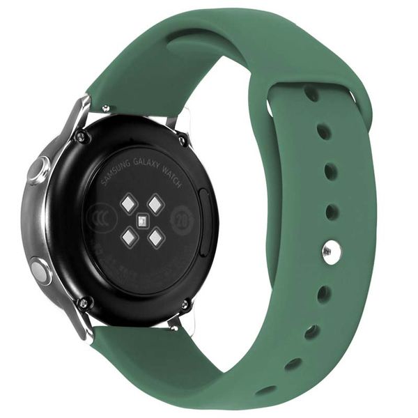 Toni Silicone Buckle Watch Strap 22mm - Olive