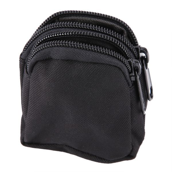 Generic Sports Mini Waterproof Nylon Storage Pouch Black
