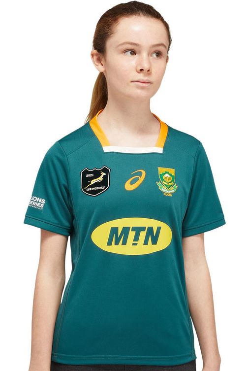 Asics Youth Springbok Short Sleeve Replica Lions Series Edition- Green ...