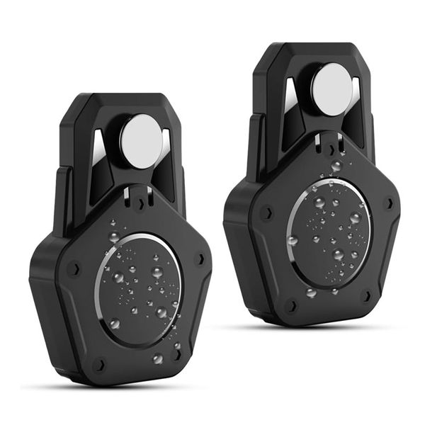 2 Pack Waterproof Magnetic Airtag Holder with Pins