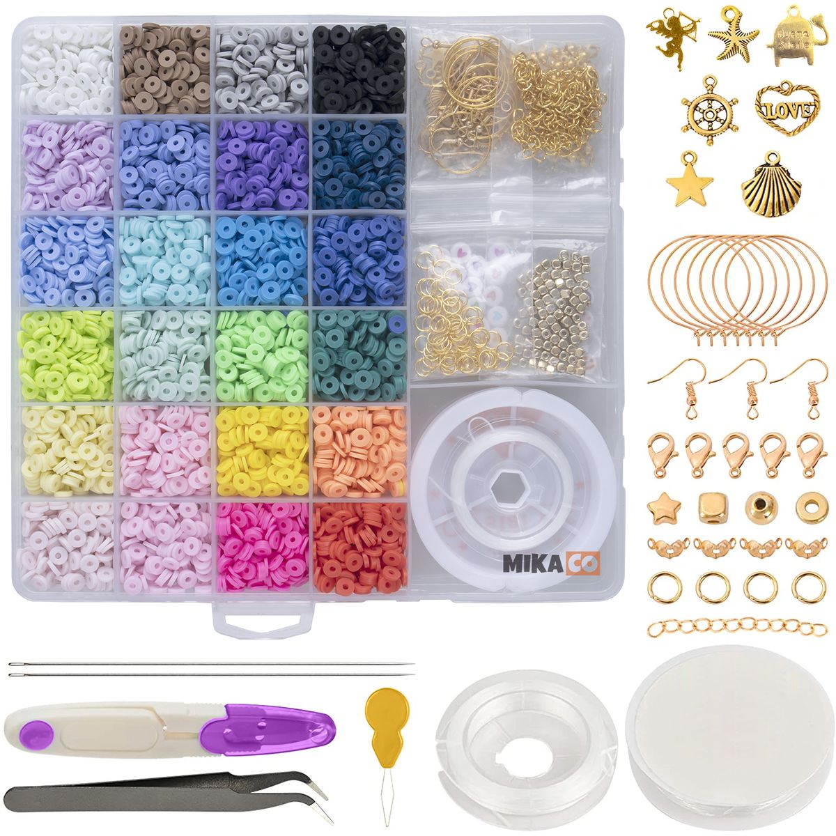 Craft Beauty Bead DIY Jewelry Making Kit Beading Set - 26 Grid ...