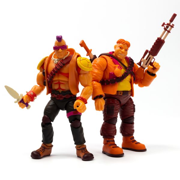 SDCC 2022 BST AXN TMNT Arcade Bebop &amp; Rocksteady PX Figure 2 Pack