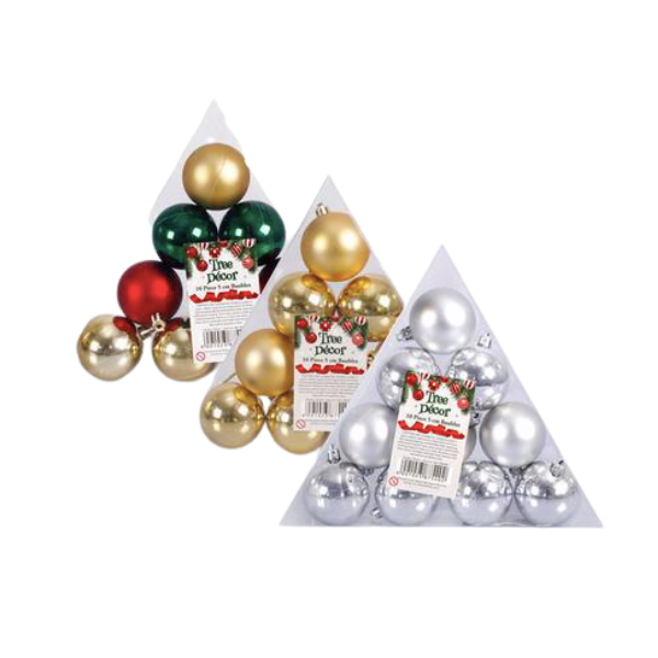 Xmas Tree Decor Pyramids