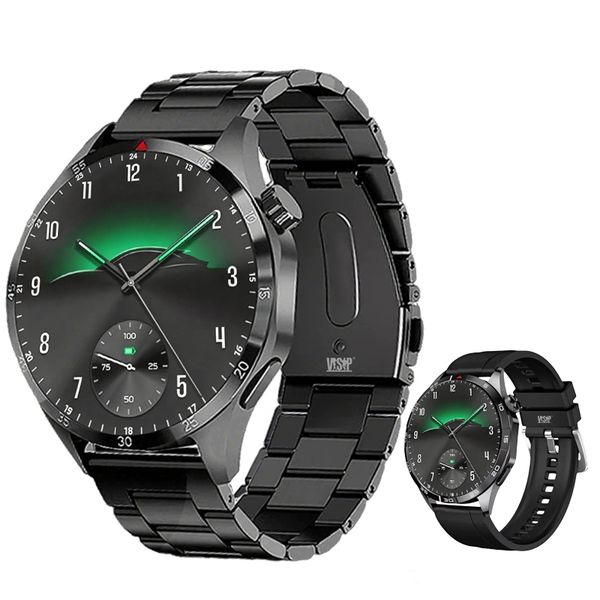 VSP Men's Smart Sport Watch with Heart Rate Monitor, Fitness Tracker Black