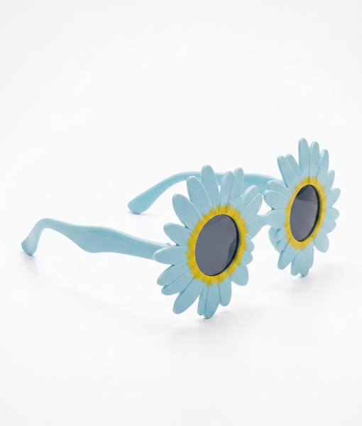 Daisy Flower Party Glasses - Cute Floral Design Novelty Shades for Summer