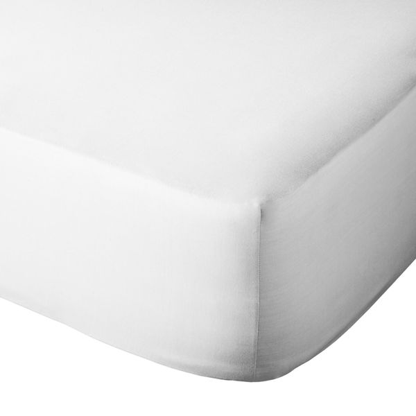 400 Thread Count Fitted Sheet -White image