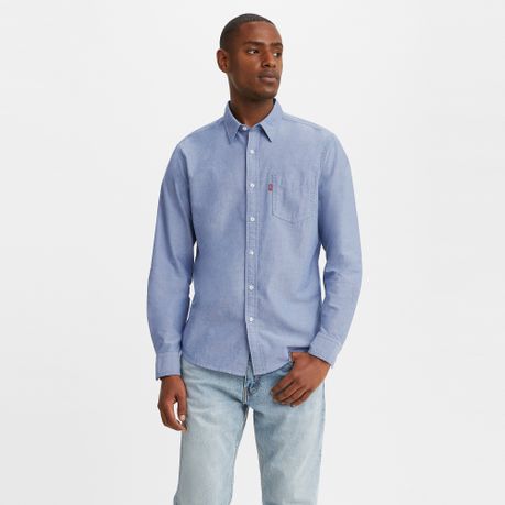 Levis denim shirt sale best sale