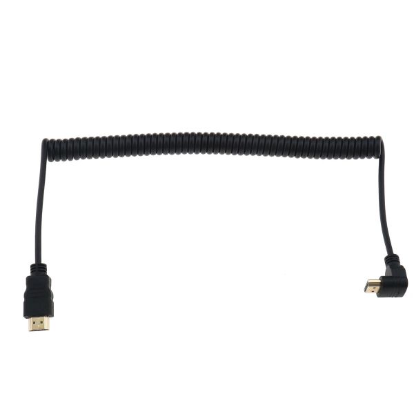 Gold-Plated Mini HDMI to HDMI Male Coiled Cable Version 1.4Ask ChatGPT