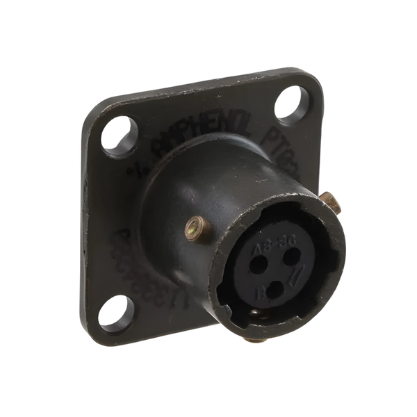 PT02E-8-3S MIL-DTL-26482 Circular Connector Female 3 Pole Bayonet Lock