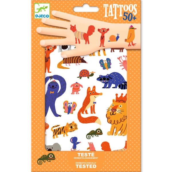 Djeco Tattoos - Funny animals