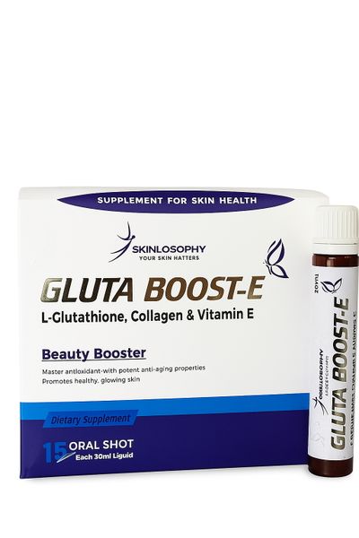Skinlosophy Glutaboost-E 3-in-1 Glutathione ALA Collagen Brightening Shot