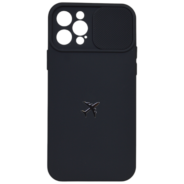Airplane Design Phone Cover for iPhone 12 Pro Max - Purple