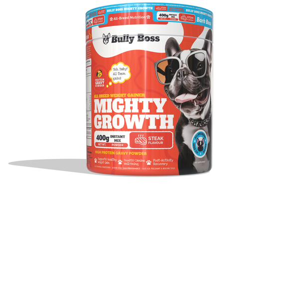 Bully Boss Mighty Growth (Steak Flavour) Dog Supplement