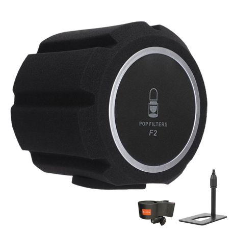 Microphone Windscreen Windproof Foam Mic Cover Screen Noise Reduction Cover Image