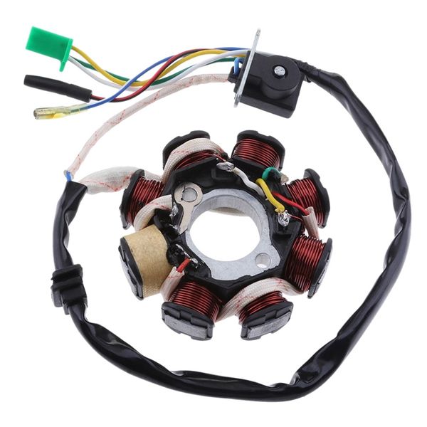 Gy6 Engine Magneto Stator Generator Coil 157Qmj Compatible with Universal
